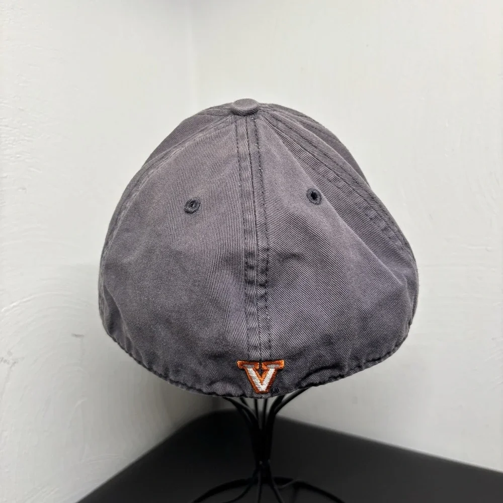 University of Virginia‎ Gray Baseball Cap Hat Unisex UVA Sz Small Blue Y2K Faded